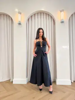 Sofia Irina Maxi Cut Out Dress Black Size S / AU 8 for rent on The Volte - image 1