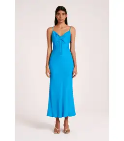 Nude Lucy Lea Cupro Dress Azure Size S / AU 8