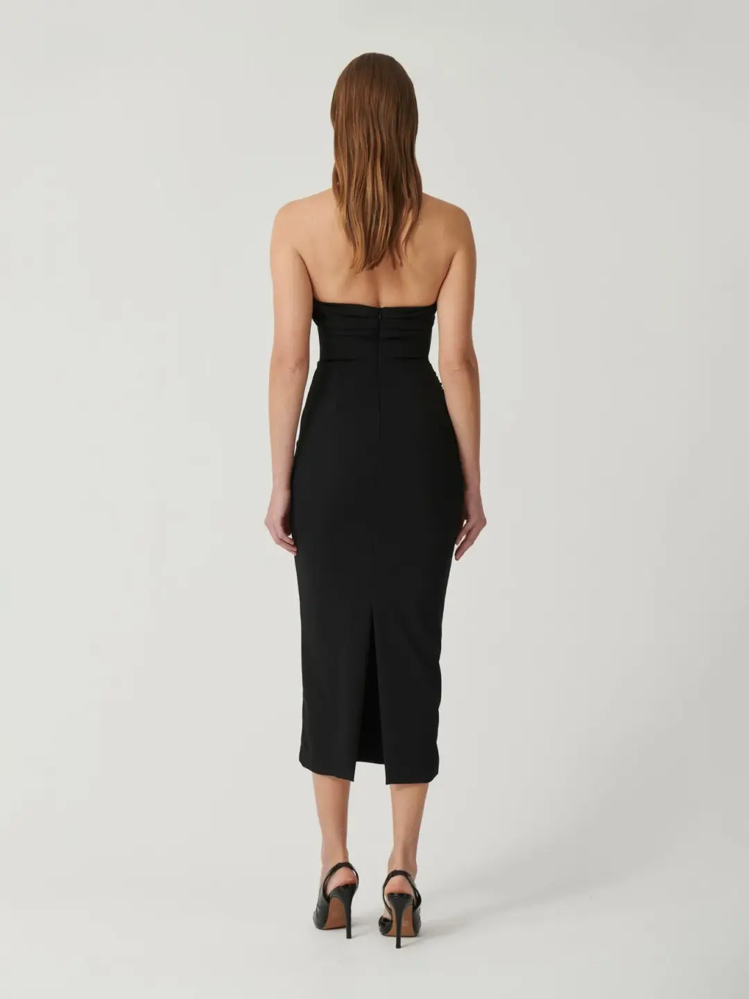 Effie Kats Leila MIdi Dress Black Size M / AU 10 for rent on The Volte - main image