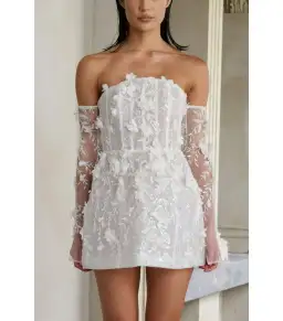Blanca Dress Dress White Size S / AU 8 for rent on The Volte - image 2