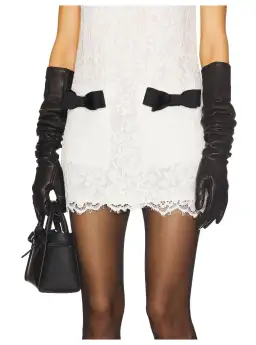 Helsa The Lace Mini Dress White Size XS / AU 6 for rent on The Volte - image 5