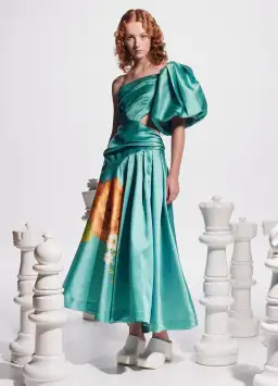 Alemais Regent Gown Jade Size 12