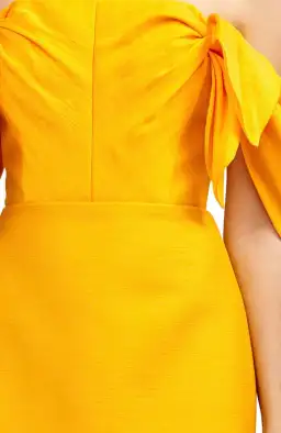 Acler Selkin Mini Dress Yellow Size 10 for rent on The Volte - image 5