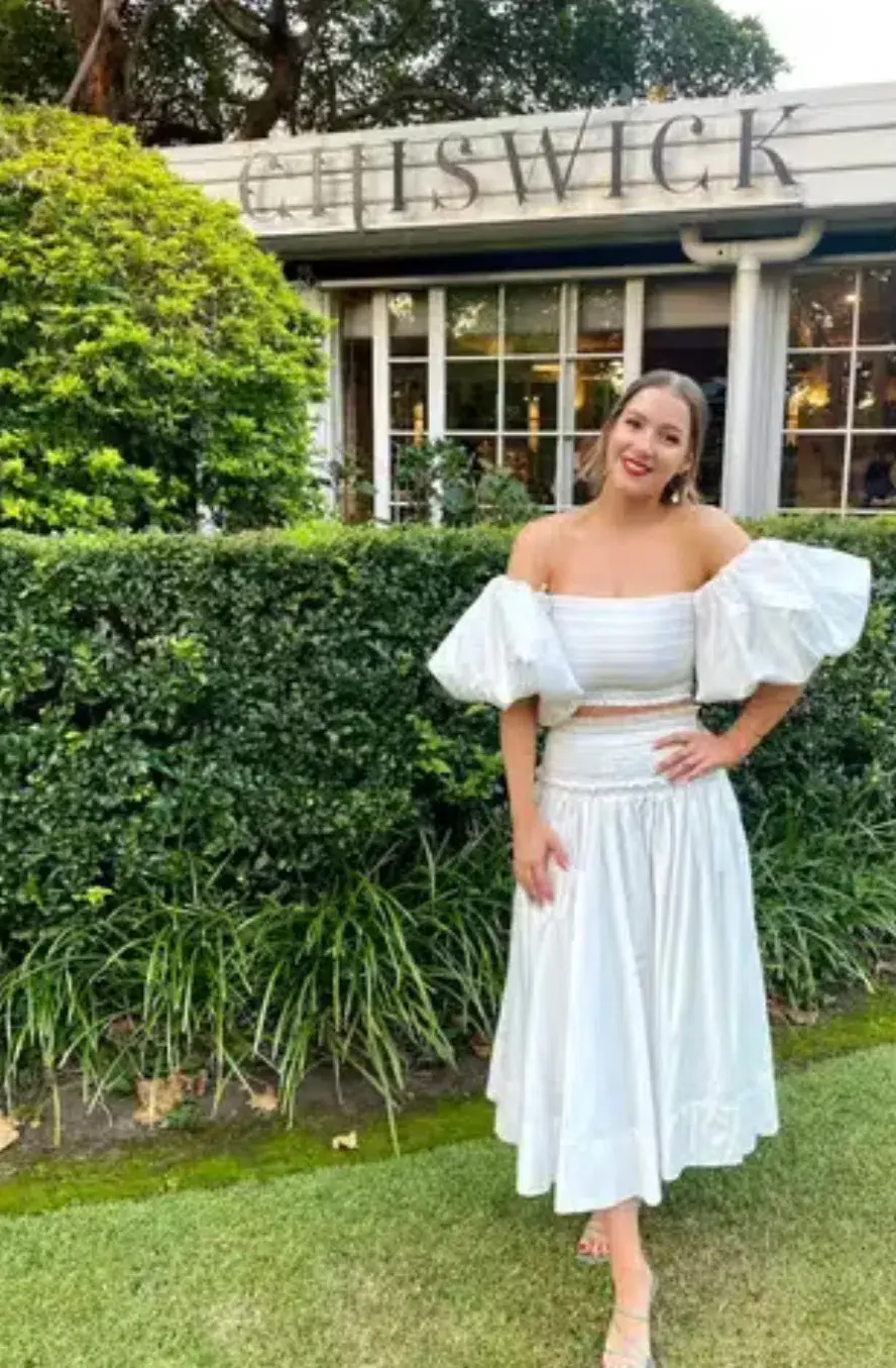 Aje Cascade White Set Size 8 for rent on The Volte - main image