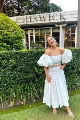 Aje Cascade White Set Size 8 for rent on The Volte - image 1