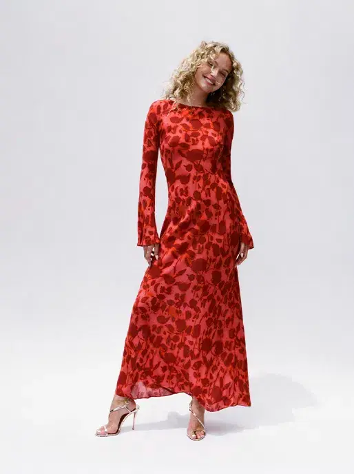 Realisation Par The Gia Dress Havana Size 8 for rent on The Volte - main image