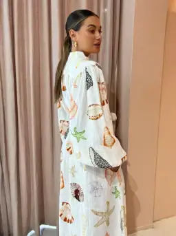 Palm Noosa Noddy Dress In Shells Size 14 for rent on The Volte - image 5