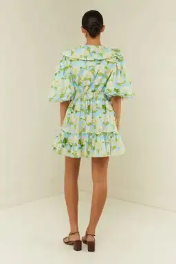 Palm Noosa Sofia Dress in Blue Hydrangea Size 8 for rent on The Volte - image 4