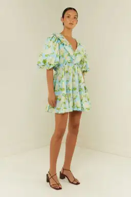 Palm Noosa Sofia Dress in Blue Hydrangea Size 8 for rent on The Volte - image 2