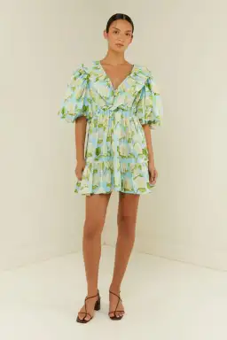 Palm Noosa Sofia Dress in Blue Hydrangea Size 8 for rent on The Volte - image 1