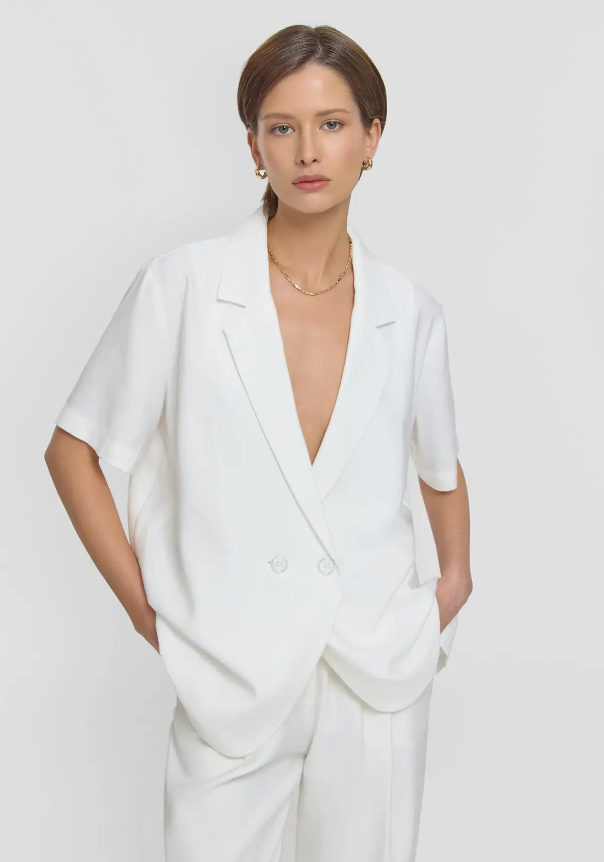 Viktoria & Woods Hepburn Shirt White Size 12 - Image 3
