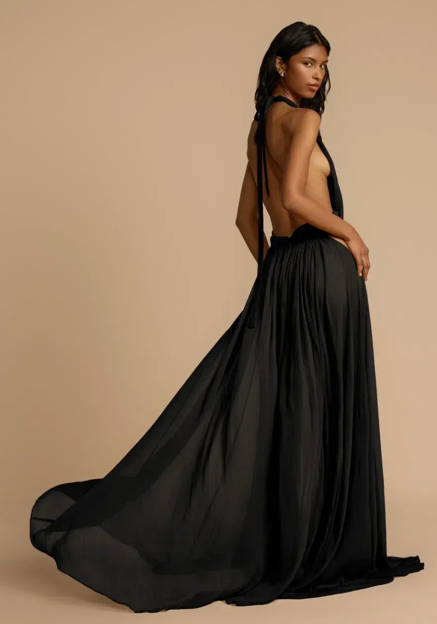 Arcina Ori Florence Dress Black Size S / AU 8 for rent on The Volte - main image