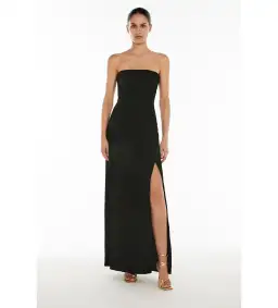 Manning Cartell Double Time Pleat Strapless Black Size 8