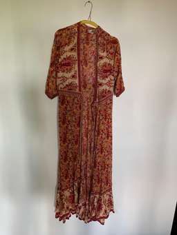 Arnhem Wild Magnolia Maxi Dress in Sunset Size 10