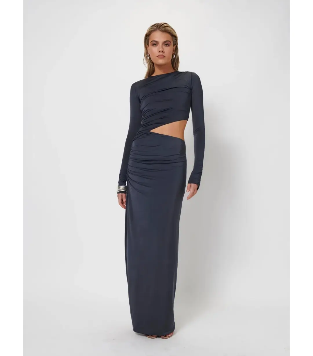 Effie Kats Cara Maxi Dress Thunder Size M / AU 10 for rent on The Volte - main image