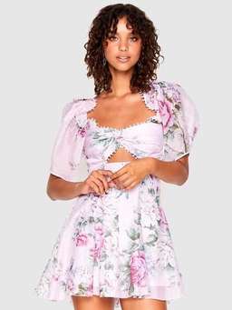 Alice McCall Peony Mini Dress Purple 12