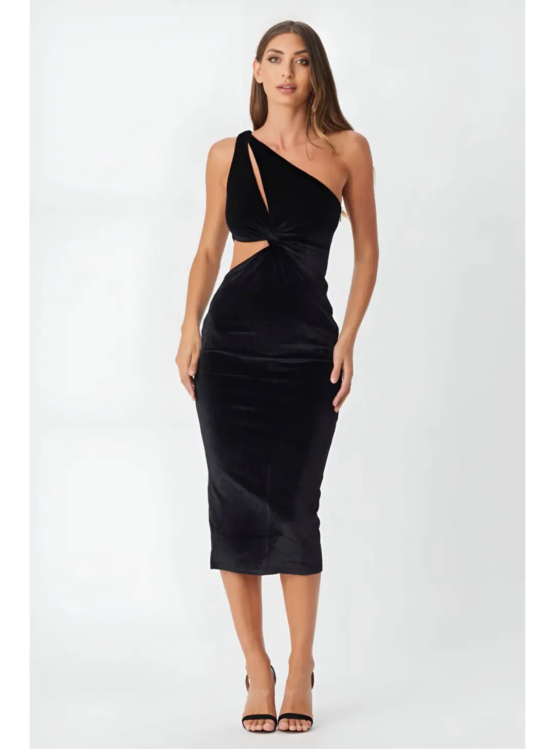Bianca & Bridgett Riya Midi Dress Black Size XL / AU 14 for rent on The Volte - main image