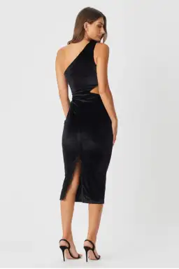 Bianca & Bridgett Riya Midi Dress Black Size XL / AU 14 for rent on The Volte - image 2