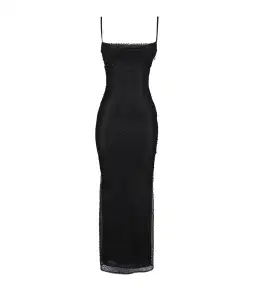 House Of CB Calla Pearl Embellished Maxi Dress Black Size M / AU 10 for rent on The Volte - image 5