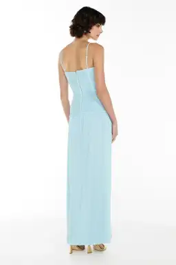 Manning Cartell Double Time Pleat Dress Aqua Spritz Size 10 for rent on The Volte - image 5