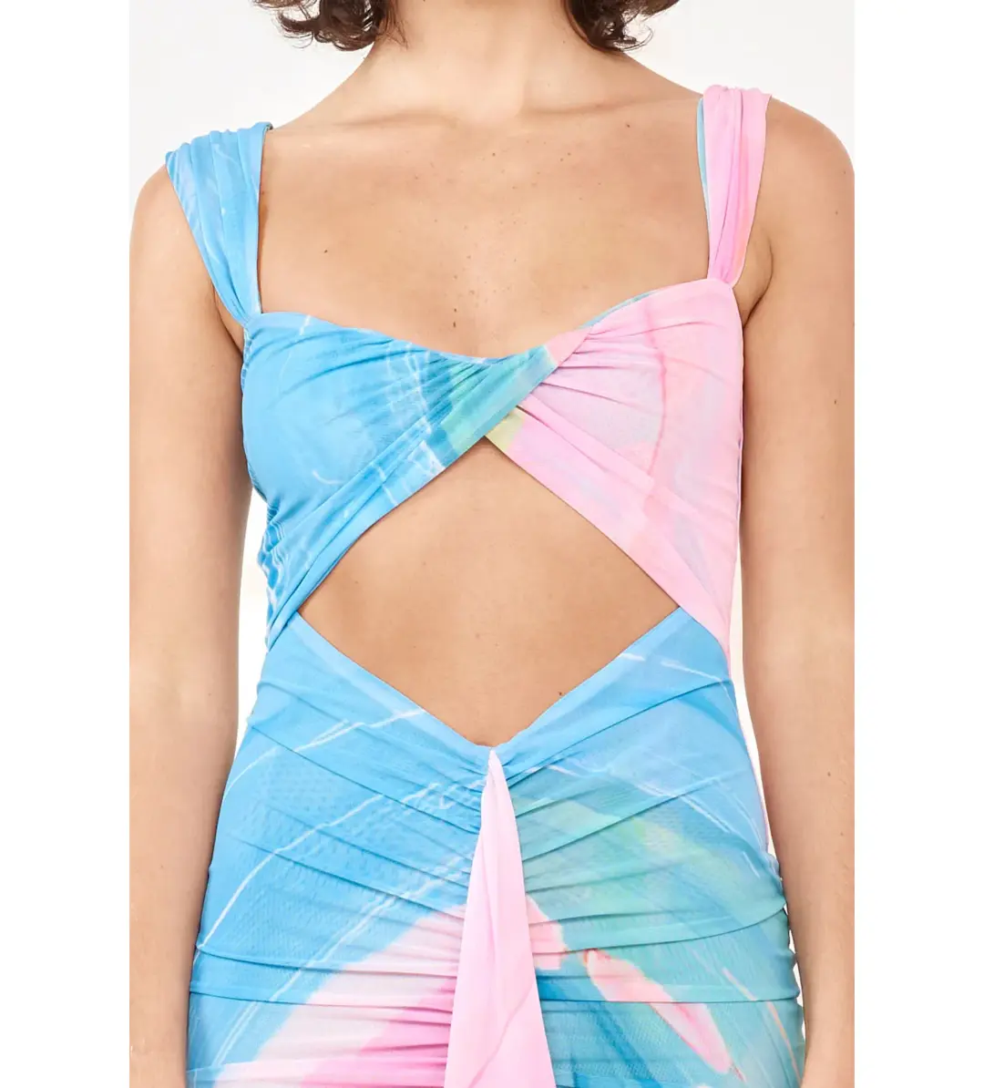 She Is Olla Imogen Dress Midi Blue Size 8 for rent on The Volte - main image