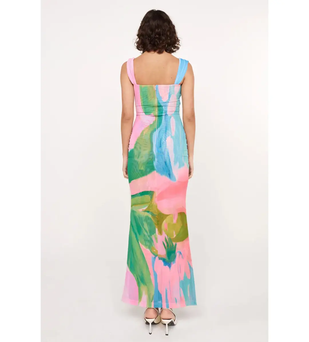 She Is Olla Imogen Dress Midi Blue Size 8 for rent on The Volte - main image