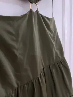Mossman Streamline Maxi Dress Green Size 8 for rent on The Volte - image 3