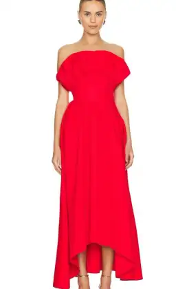 Elliatt Laurel Dress in Red Size L (12) for rent on The Volte - image 1