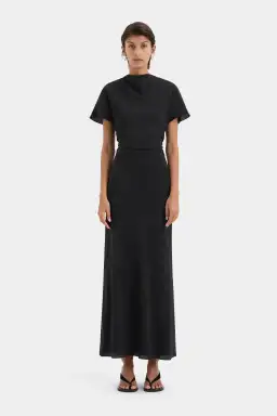 SIR Seameadow Bias Dress Black Size 14 for rent on The Volte - image 1