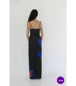 With Harper Lu Slip Maxi Dress Midnight Lily Floral Size XS/AU 6 for rent on The Volte - image 4