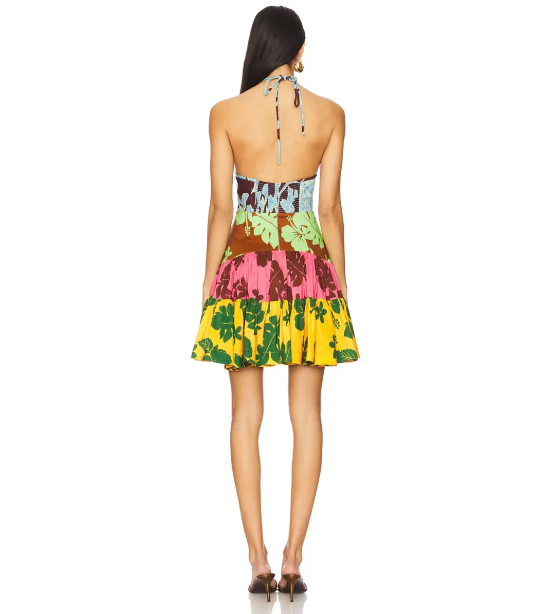 Alemais Poppy Spliced Mini Dress Size 10 for rent on The Volte - main image