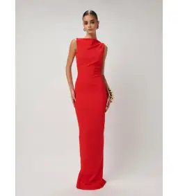 Effie Kats Verona Gown Cherry Red Size 12 for rent on The Volte - image 1