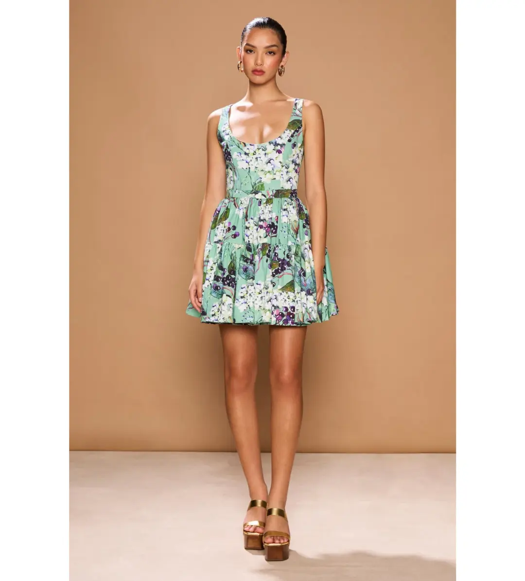 Sonya Moda Soleil Dress Green Size 10 for rent on The Volte - main image