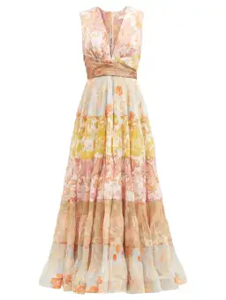 Zimmermann Postcard Pleated Midi Dress for rent on The Volte - image 2