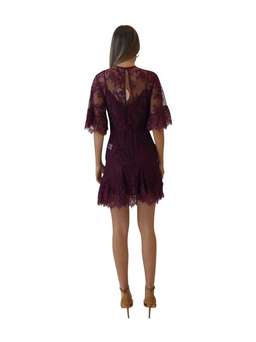 Talulah Blind Love Mini Dress Burgundy Size 6 for rent on The Volte - image 3