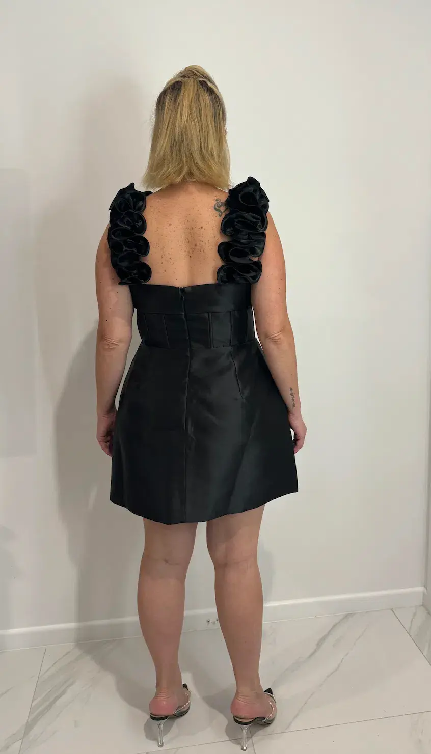 Eliya the Label Taria Dress in Black Size XL / AU 14 for rent on The Volte - main image