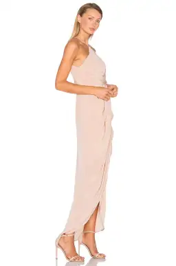 Zimmermann Silk Tuck Long Dress Pink Size 2 / AU 12 for rent on The Volte - image 2