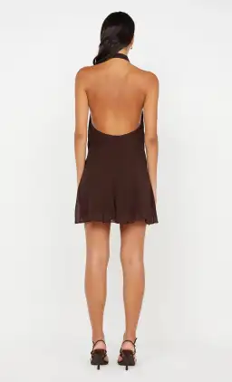 Bec and Bridge Celyse Mini Dress Brown size 6 for rent on The Volte - image 4