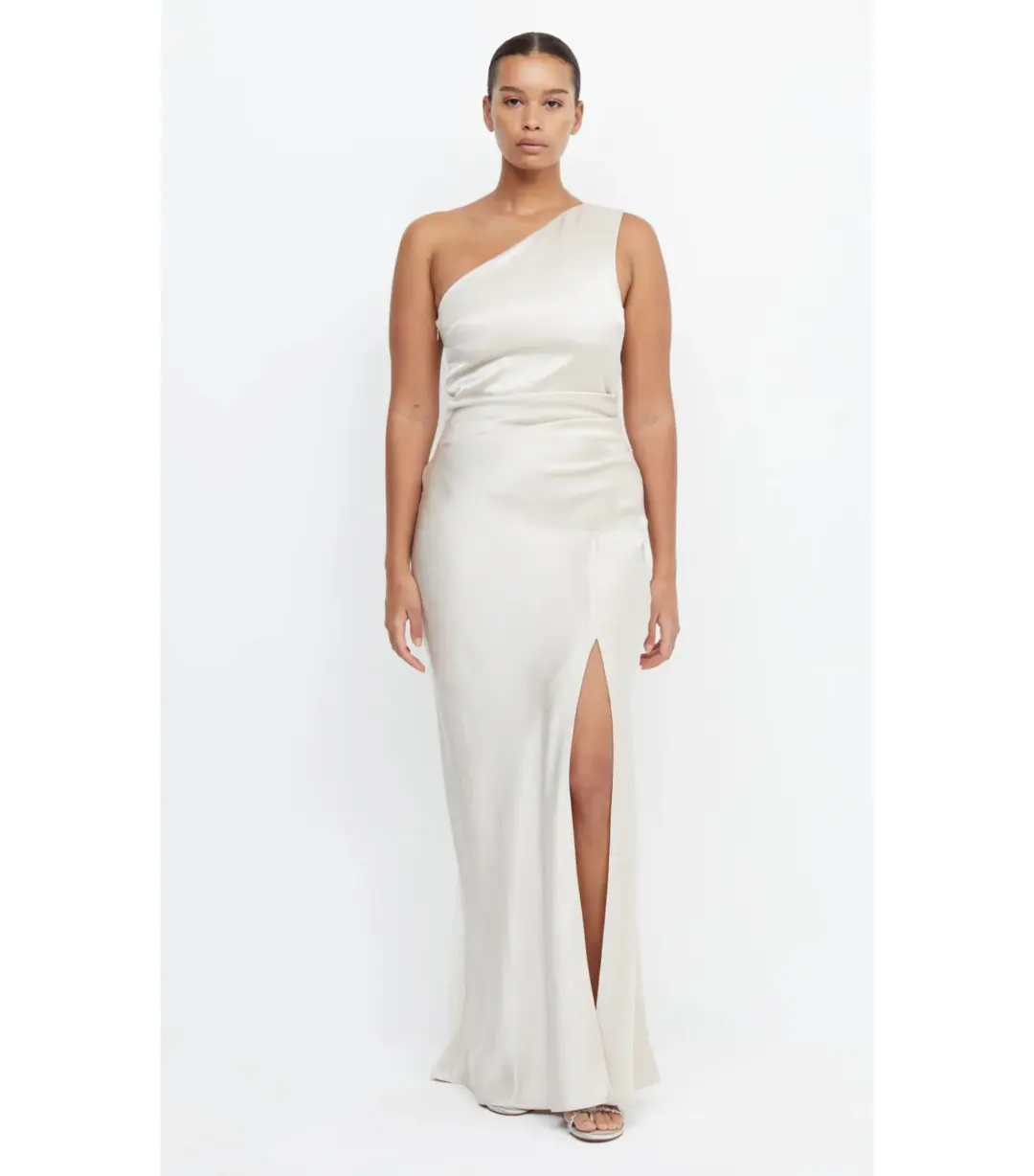 Bec & Bridge The Dreamer Asym Dress Sand Size AU 18 for rent on The Volte - main image