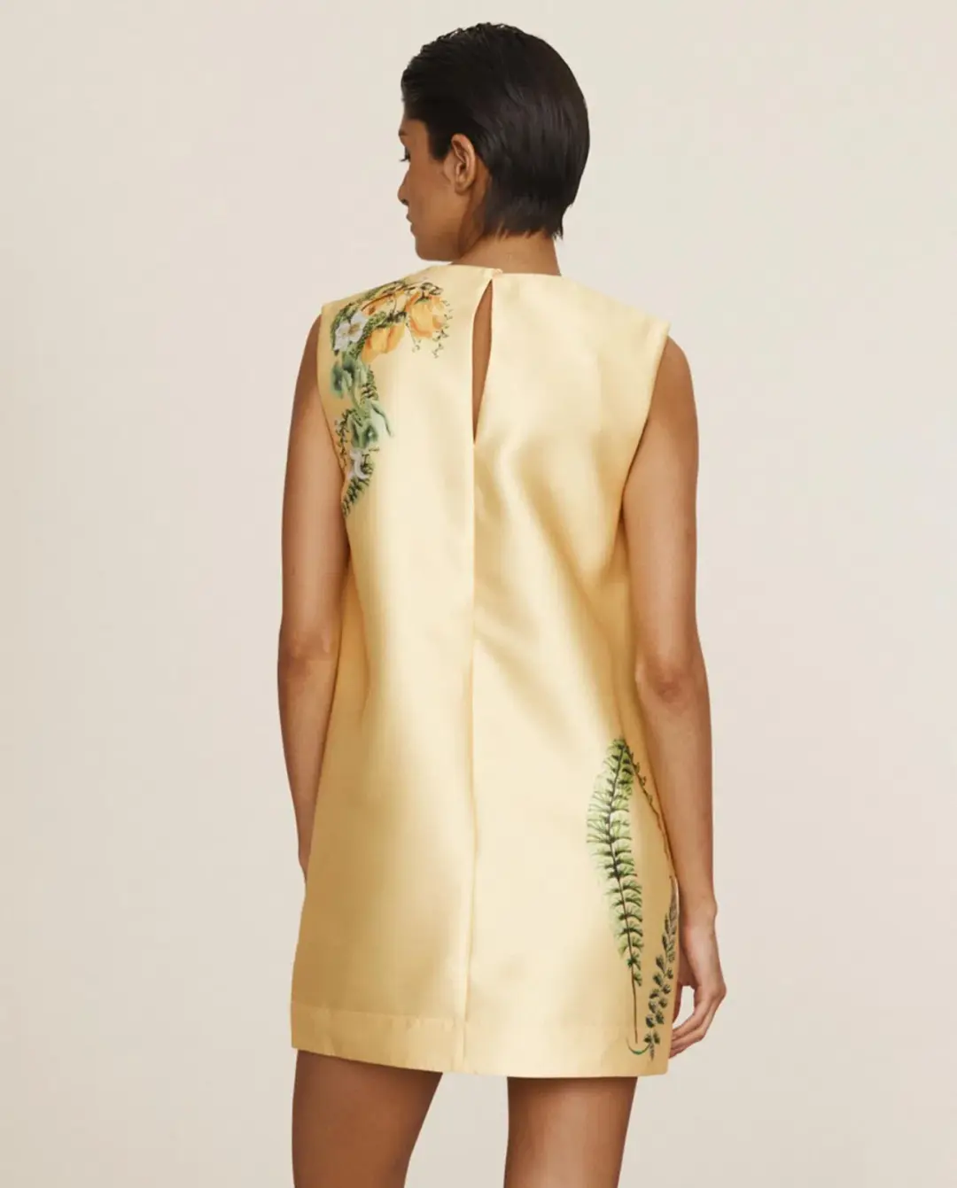 Alemais Sol Mini Dress Lemon Size 10 for rent on The Volte - main image