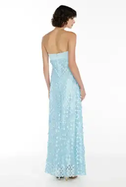 Manning Cartell Supreme Extreme Balconette Maxi Dress Aqua Spritz Size 10 for rent on The Volte - image 4