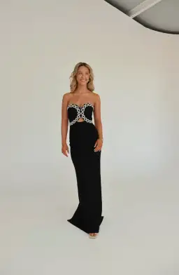 Rebecca Vallance Celinda Gown Black Size 8 for rent on The Volte - image 1
