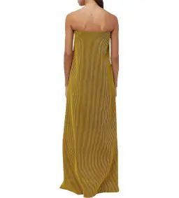Camilla and Marc Izaro Maxi Dress Brown/Yellow Size 10 for rent on The Volte - image 3