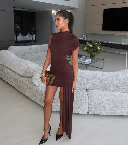 De La Vali Ravenna Mini Brown Size AU 6 for rent on The Volte - main image