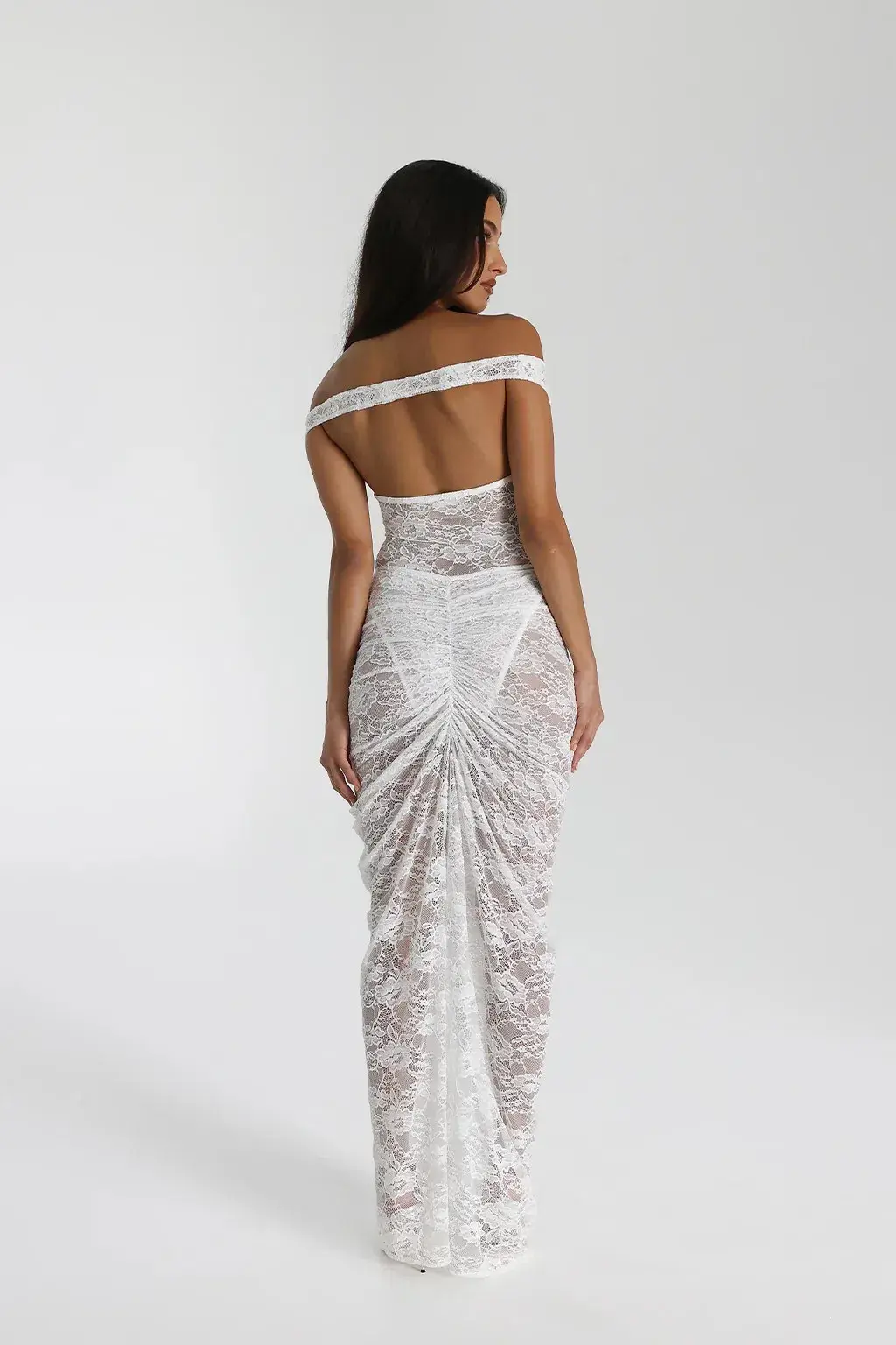 Natalie Rolt Aubrey Maxi Dress White Size 1/AU 8 for rent on The Volte - main image