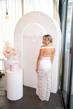 Natalie Rolt Aubrey Maxi Dress White Size 1/AU 8 for rent on The Volte - image 4