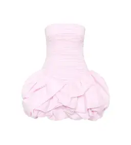 Aje Violette Bubble Hem Mini Dress Pastel Pink Size AU 8 for rent on The Volte - image 5