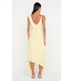 Bec and Bridge Marnie Asym Asymmetrical Dress in Yellow Size 10 for rent on The Volte - image 4