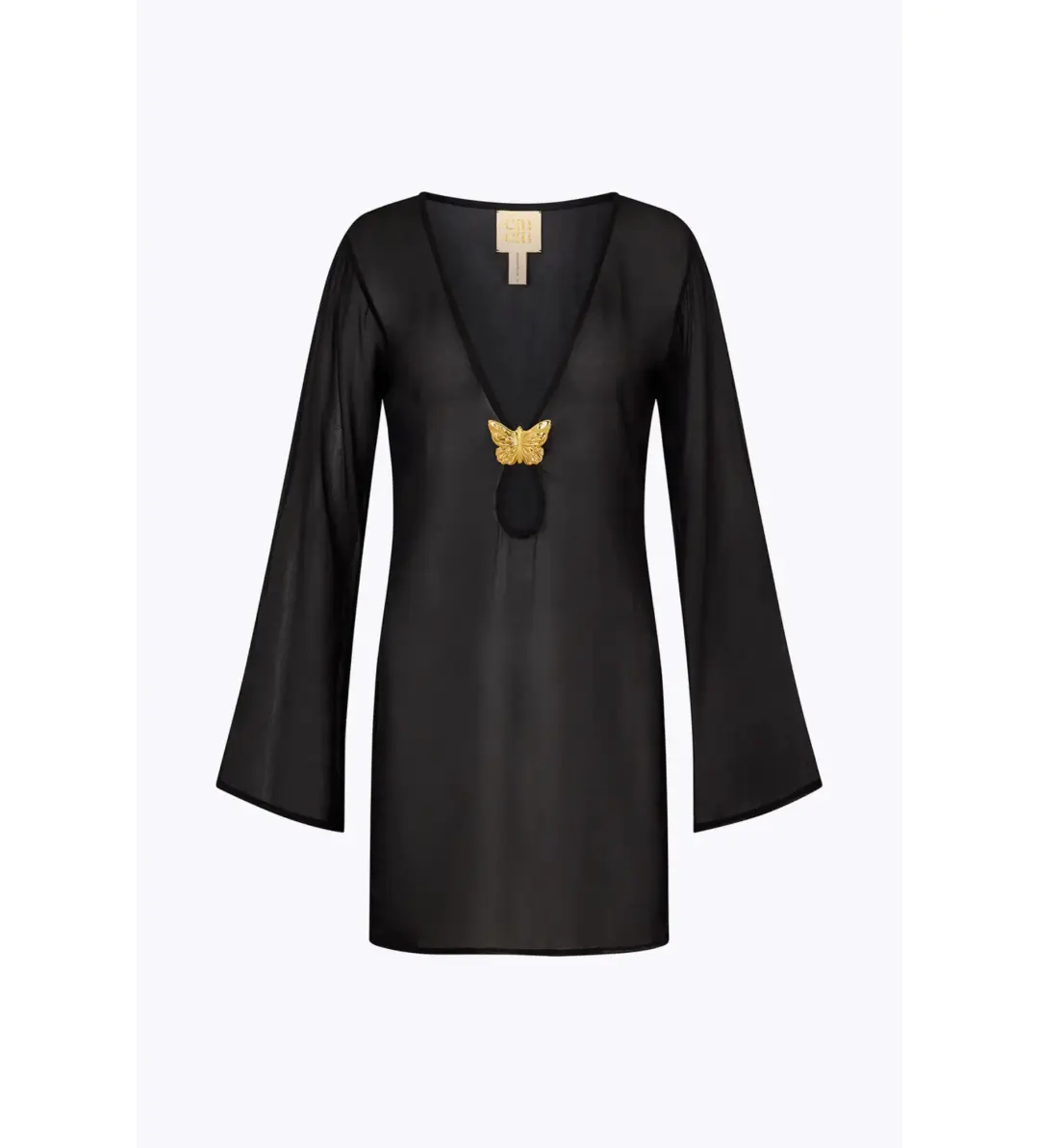 CIN CIN Lulu Butterfly Dress Black Size S / AU 8 for rent on The Volte - main image