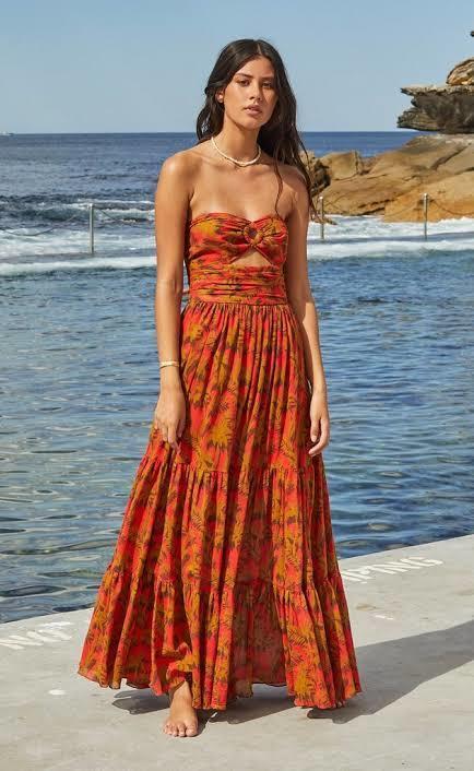 Bec and Bridge Mahalia Maxi Dress for rent on The Volte - main image